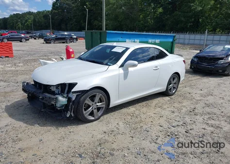 2012 Lexus Is 250C из США, поврежденный, VIN JTHFF2C29C2525499